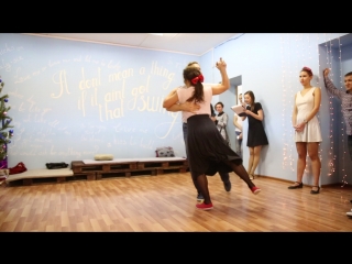 Шэг в танцевальном клубе "американо"