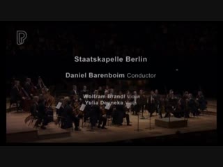 Mozart ~ sinfonia concertante, k 364 даниэль баренбойм staatskapelle berlin