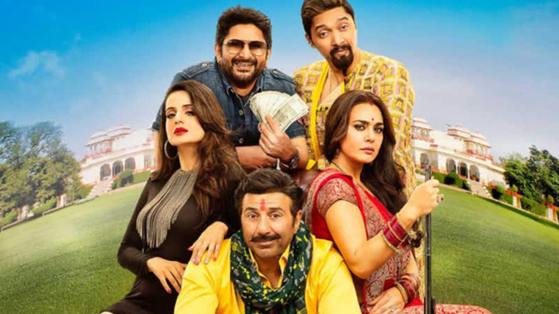 Индийский фильм «братан, это суперхит!» 2018 г санни деол, прити зинта, аршад варси, амиша патель, эвелин шарма