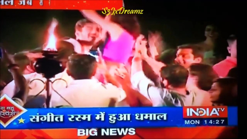 Saas bahu aur suspence, 25th jan, 2016, monaya wedding sangeet