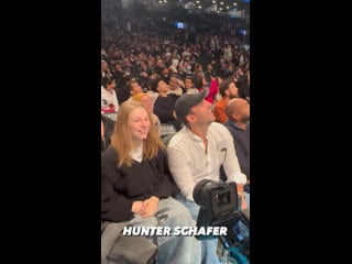 Hunter schafer at philadelphia 76ers v brooklyn nets game