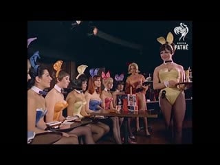 Playboy bunny girls the playboy club (original 1960s footage) british pathé