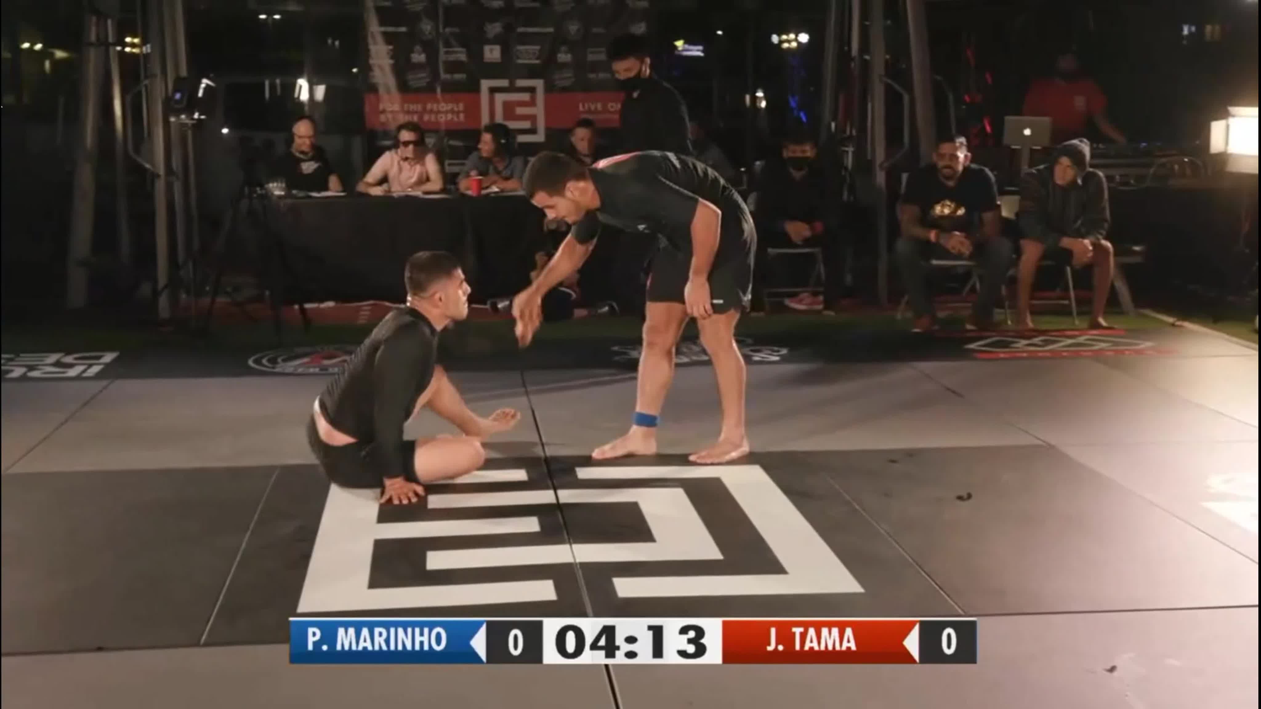 Pedro Marinho and Johnny Tama's fierce battle