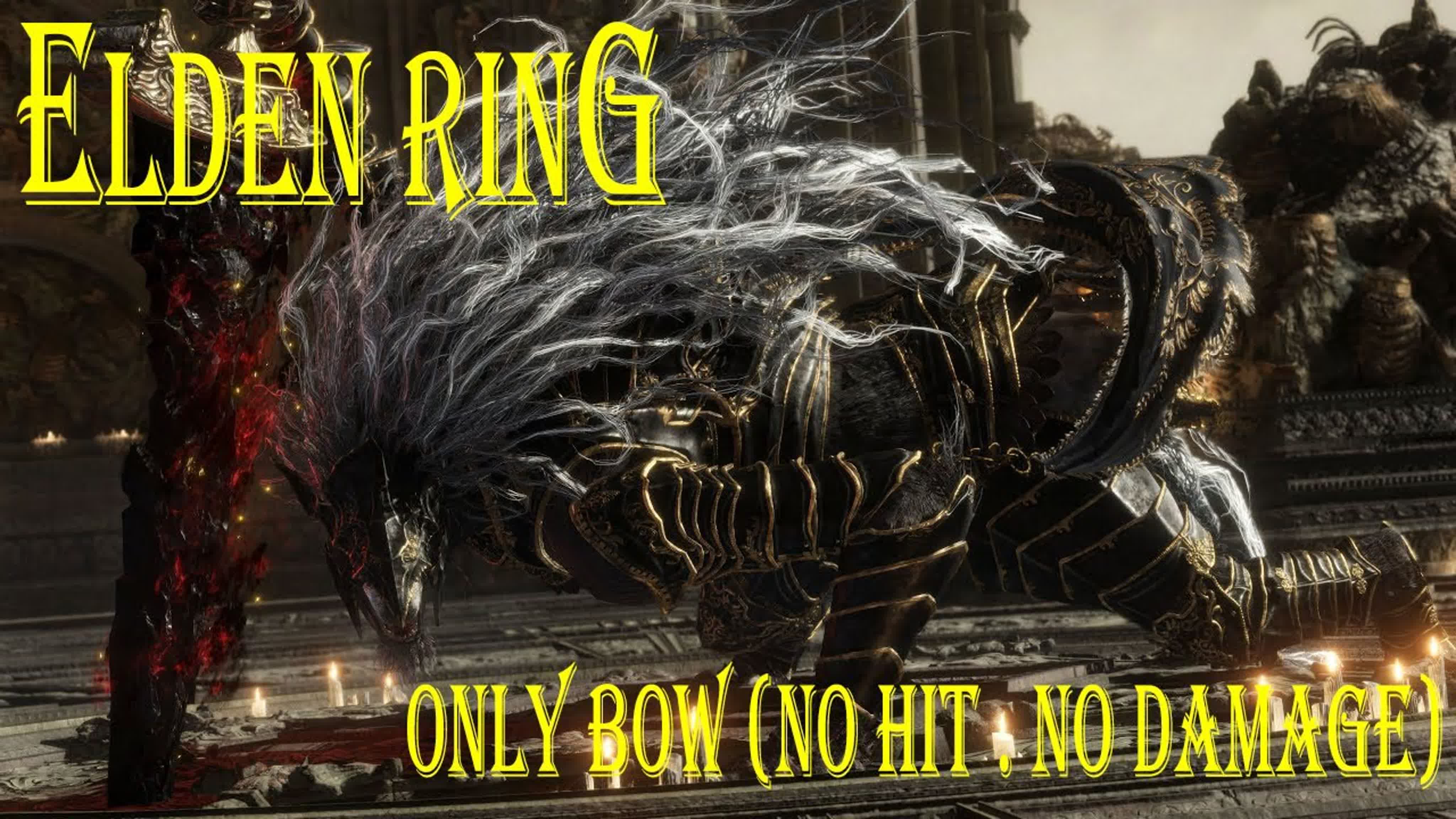 Elden ring™ maliketh, the black blade | only bow | solo | no damage - BEST  XXX TUBE
