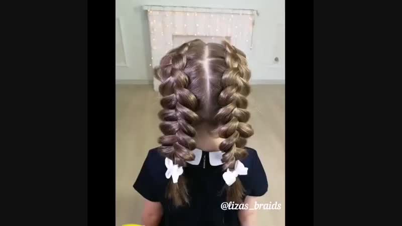 Объемные французские косы