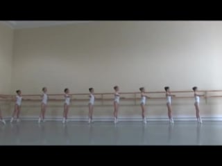 Vaganova ballet academy classical dance exam girls 0 class (pre entry courses) 2011