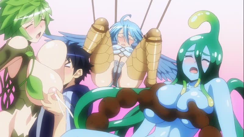 [18+][miraidub] повседневная жизнь с девушкой монстром / monster musume no iru nichijou 10 серия (mvo)