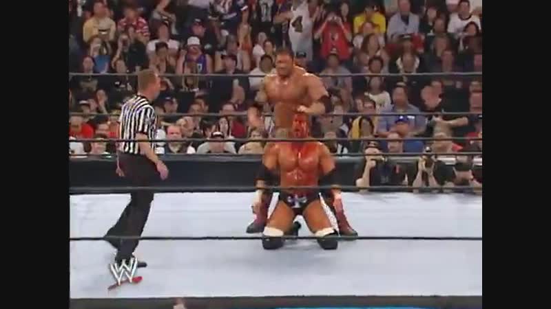 (wwe mania) wrestlemania 21 triple h (c) vs batista world heavyweight championship