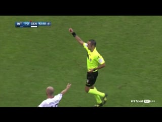 Интер дженоа | зуканович э | таарабт а | удаление | inter vs genoa