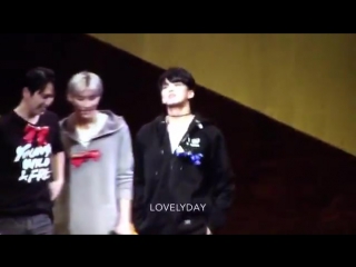 [fancam] [24 12 15] b a p daehyun & youngjae game cut y w f japan fanmeet in tokyo