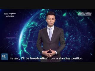 Xinhuas ai anchor can now broadcast