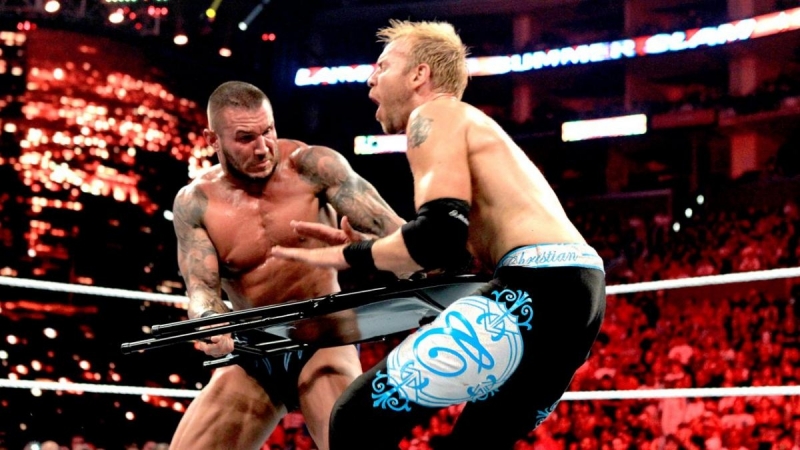 (wwe mania) summerslam 2011 randy orton vs christian(c) world heavyweight championship