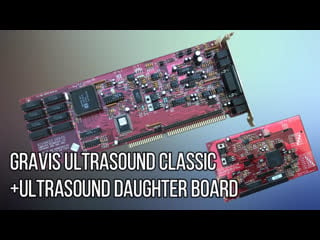 Gravis ultrasound classic box + 16 bit record and play ultrasound daughter board