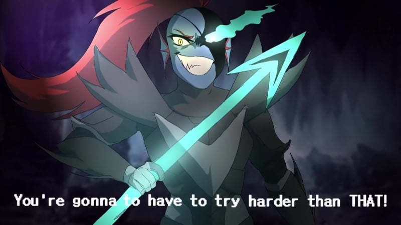 Booyah! meme undyne undertale