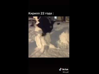 Снежинки ртом