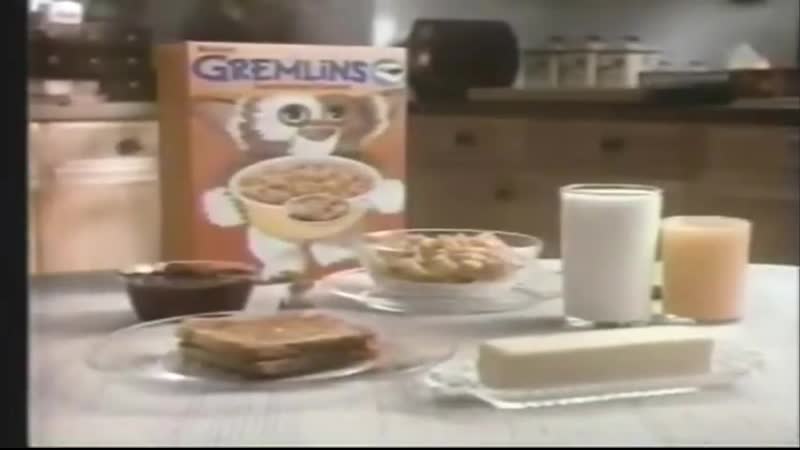 Реклама хлопьев "гремлины" (1984)