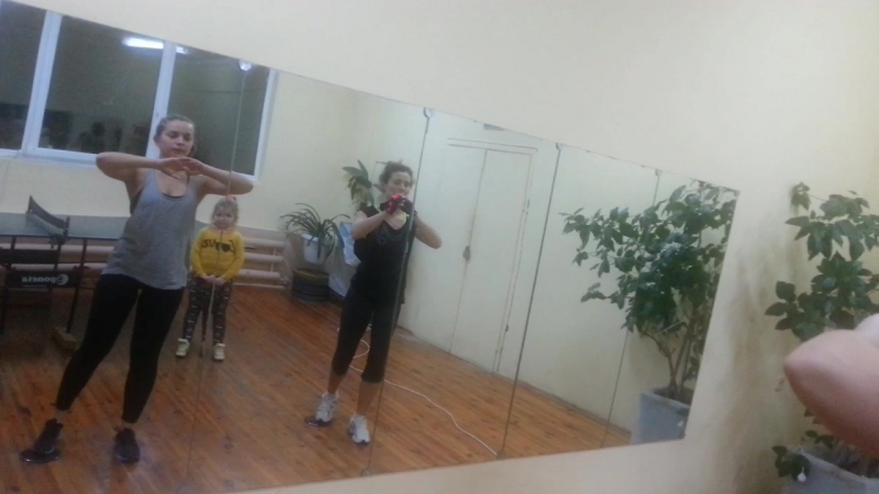 Суровая тренироа с суровым тренером!