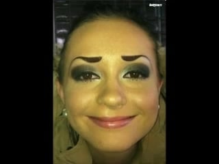 Самые жуткие и стремные брови девушек! the most terrible and funky eyebrow girls