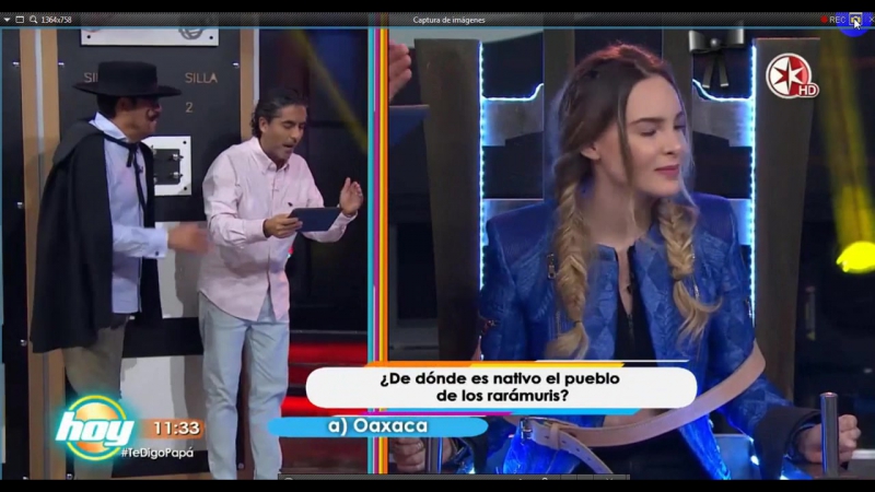 Programa porn video – Belinda en la ¨silla electrica¨del programa ( hoy ) televisa 17 06 2016