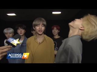 `interview` bts discusses their intensely loyal fans celeb crushes! access hollywood