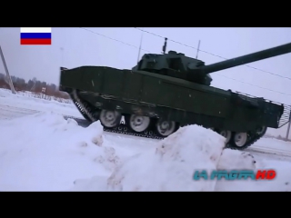 2016 armata t 14 winter test demonstration hd