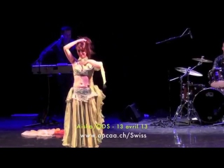 Aisha from greece in 'oriental dance show' en live avec l'orchestre mazzika ge 1304