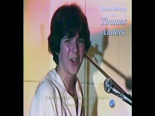 Thomas anders the first casting in record studio hansa, 1979 /mtw