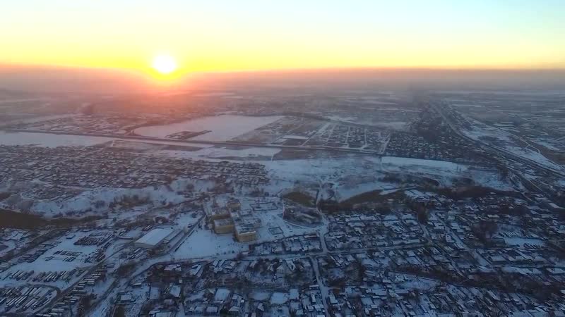 П бурундай озеро с высоты птичьего полета