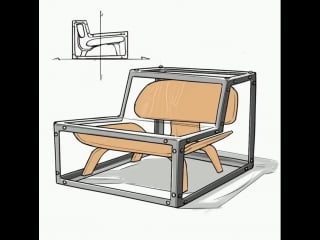 Sketch tutorial | chair #2 by nicholas baker #sketches@ #tutorial@