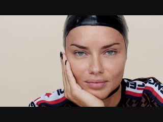 Adriana lima on her first editorial shoot