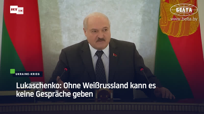 Lukaschenko ohne weissrussland kann es keine gespräche geben
