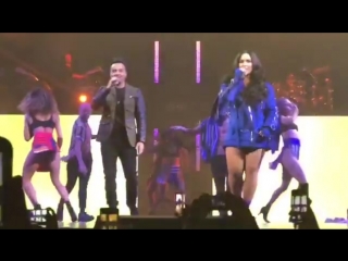 Demi lovato & luis fonsi performing “échame la culpa” & “despacito” at americanairlines arena in miami, fl march 30th