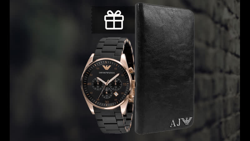 Обзор комплект часы emporio armani и клатч emporio armani