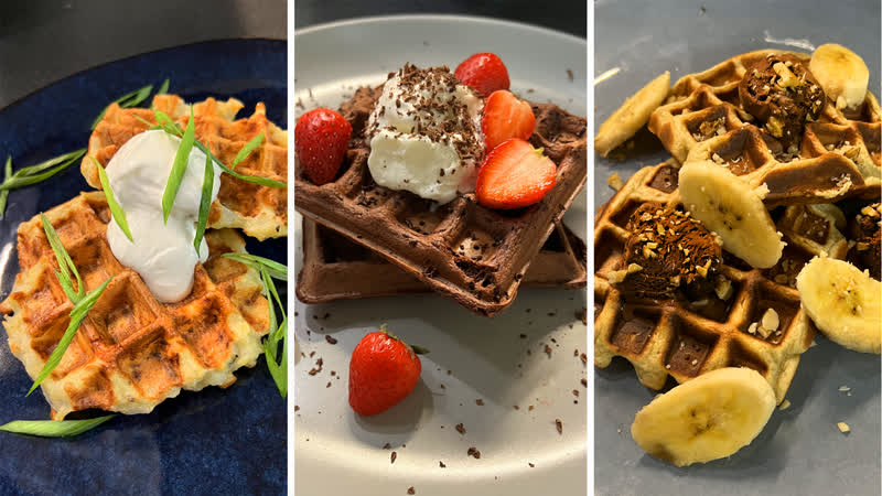 Вафли небанальные рецепты усных вафелек | венские вафли | бельгийские вафли