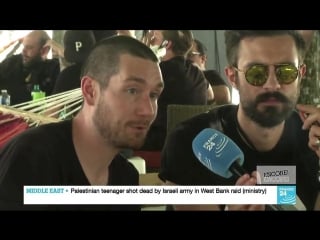 Bastille interview // france24 at lollapalooza paris 2018
