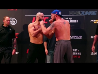 Ufc moscow yandiev vs johnson face off