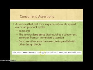 3 sva basics immediate and concurrent assertions