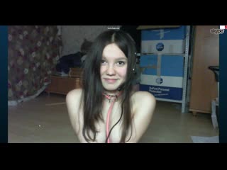 Cute girl grants wishes on webcam