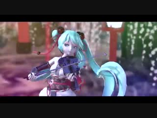 『mmd』senbonzakura | 千本桜 (violin, nightcore version) hatsune miku