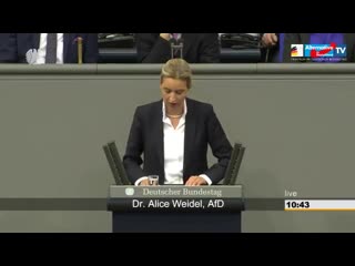 Alice weidel der deutsche wohlstand steht auf dem spiel! sehen sie hier meine antwort im bundes