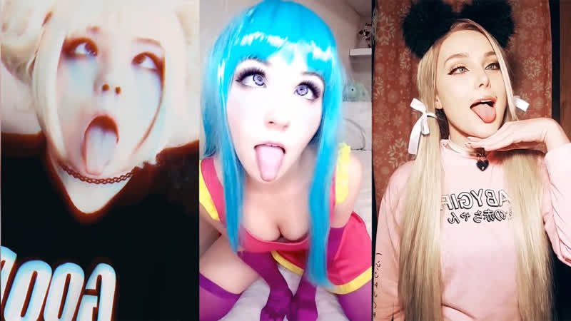 Ahegao face compilation / ахегао лица косплей