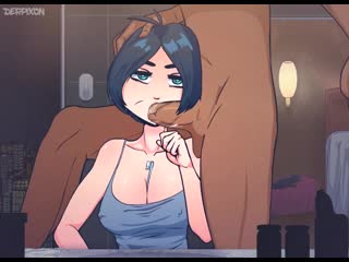 Animation; oral sex; minet; blowjob; deepthroat; facefuck; cumshot; cum eating; swallow cum; 3d sex porno hentai;