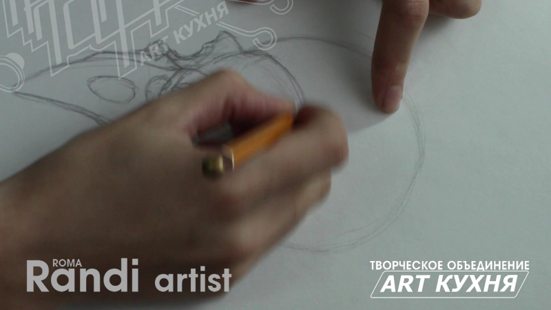 Готовим эскизы для metal clan fest #1 "черепуха с зубами" рома ранди