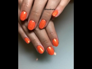 Orange mermaid 🍊🍊 #nails #nailpolish #nailswag #me лондон