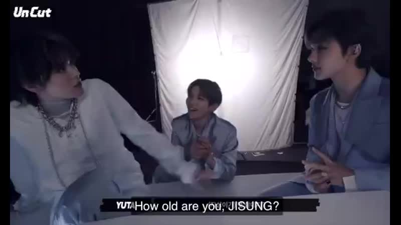 Yuta ten ahjussi line now interviewing their baby maknaes, shotaro jisung yuta said hes an ahjussi now after asking them abo
