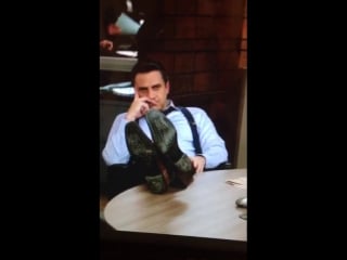 Rafael barba can’t sit in a chair