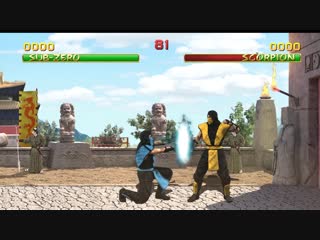 Mortal kombat hd remix prototype version gameplay (gamemaker)