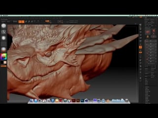 Speed modeling smaug in zbrush