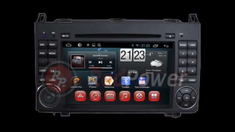 Штатная автомагнитола mercedes benz vito, viano, crafter b200 redower carpad3 18068