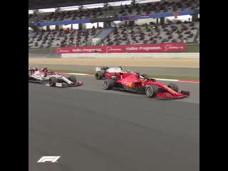 Eifel 2020 raikkonen whacks russell